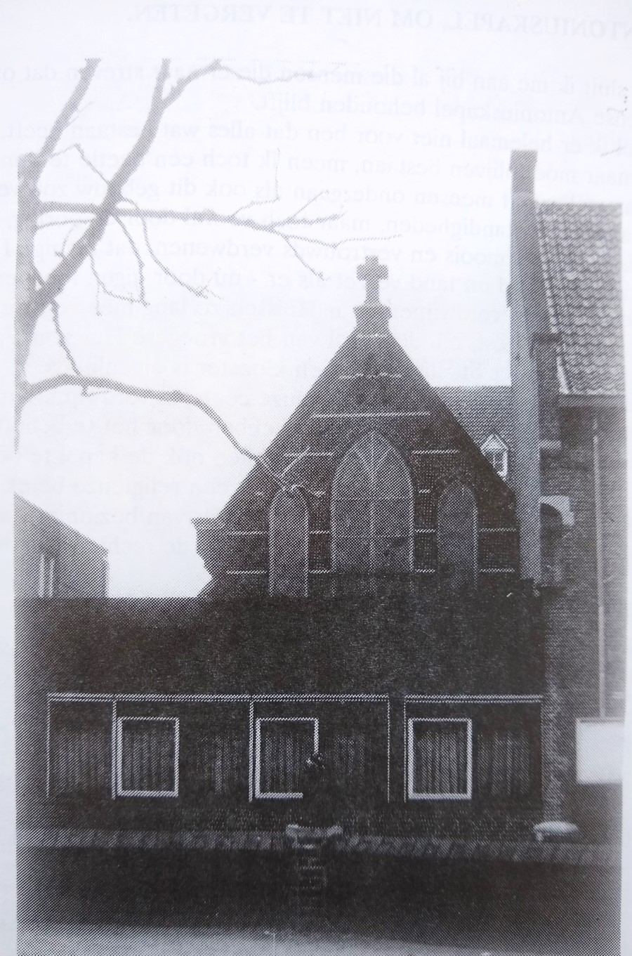 4 Bouw appartement vóór de kapel in 1966